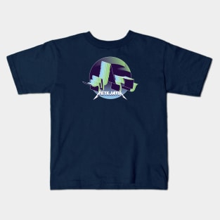 Reykjavik Vaporwave Kids T-Shirt